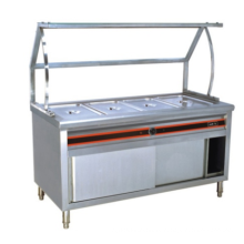 Commercial Hotel Equipment Stainless Steel Electric Buffet Hot Soup Food Warmer Standing Bain Marie